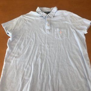 Polo Ralph Lauren Men's Custom Fit Mesh Cotton SS Polo Shirt  Cloud Blue